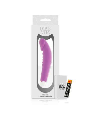 vibromasseur en silicone lilas de plaisir réaliste dolce vita_5