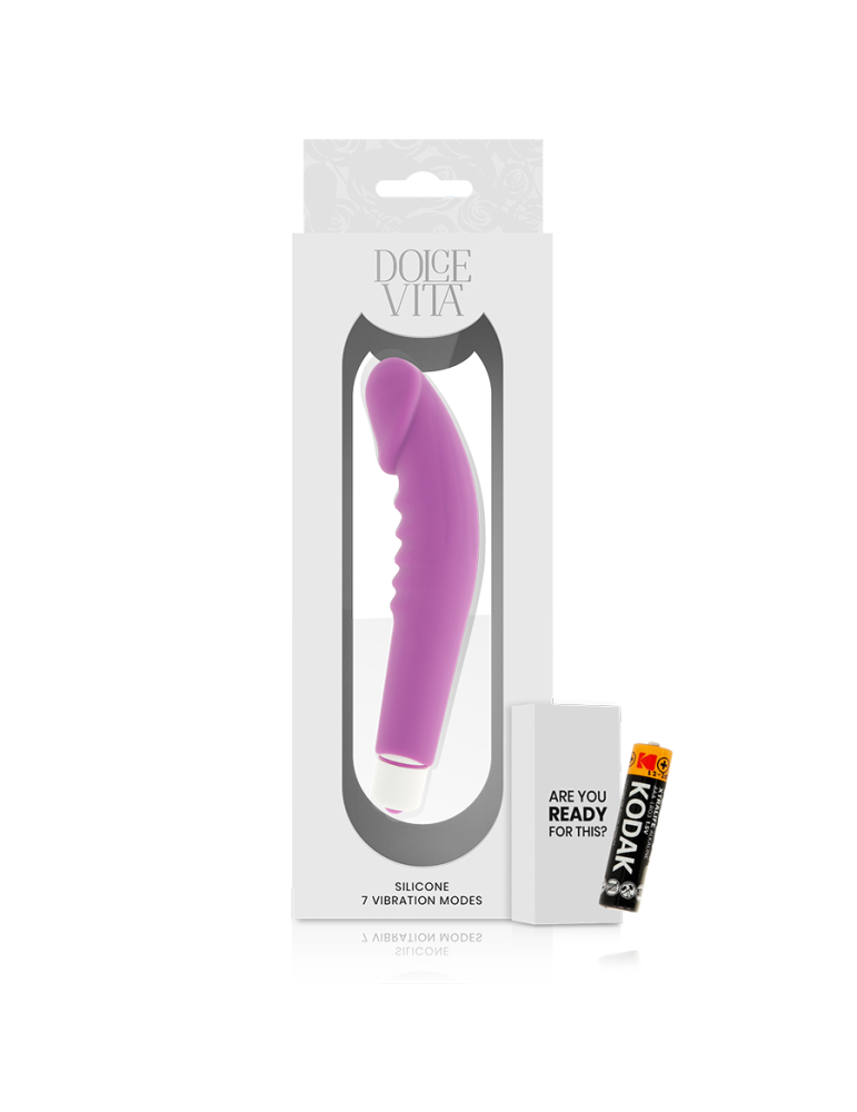 vibromasseur en silicone lilas de plaisir réaliste dolce vita_5
