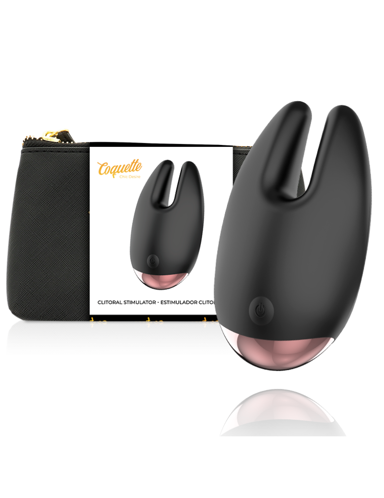 stimulateur de clitoris coquette chic desire noir / or