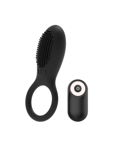 anneau vibrant télécommande rechargeable coquette noir / or_7