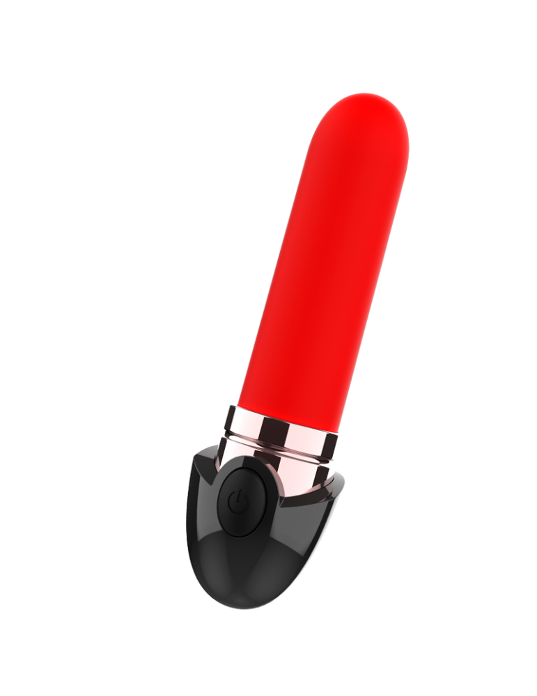 rouge à lèvres vibrant rechargeable coquette luxe noir / or_4