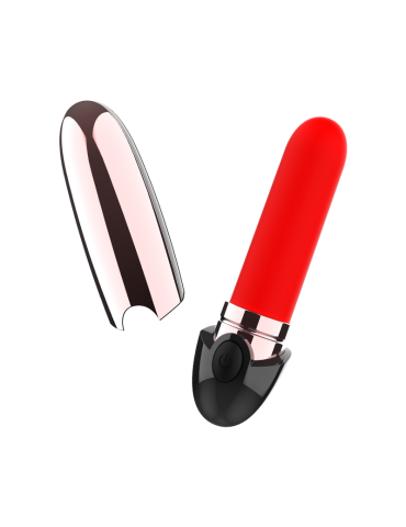 rouge à lèvres vibrant rechargeable coquette luxe noir / or_6