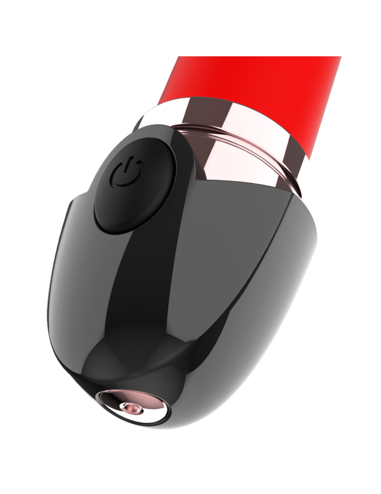 rouge à lèvres vibrant rechargeable coquette luxe noir / or_7