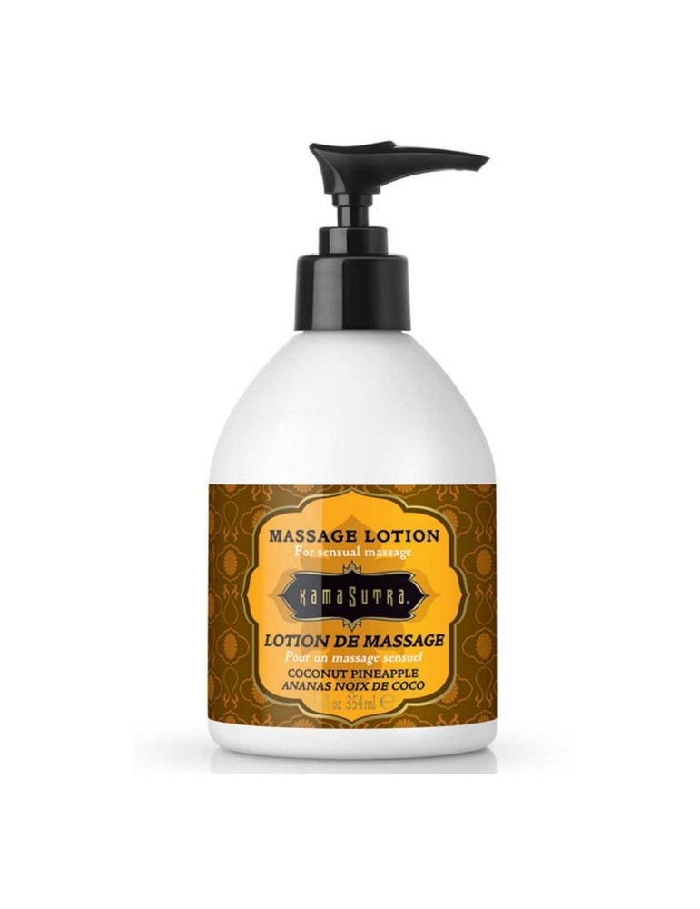 kamasutra crème de massage noix de coco et ananas 295ml