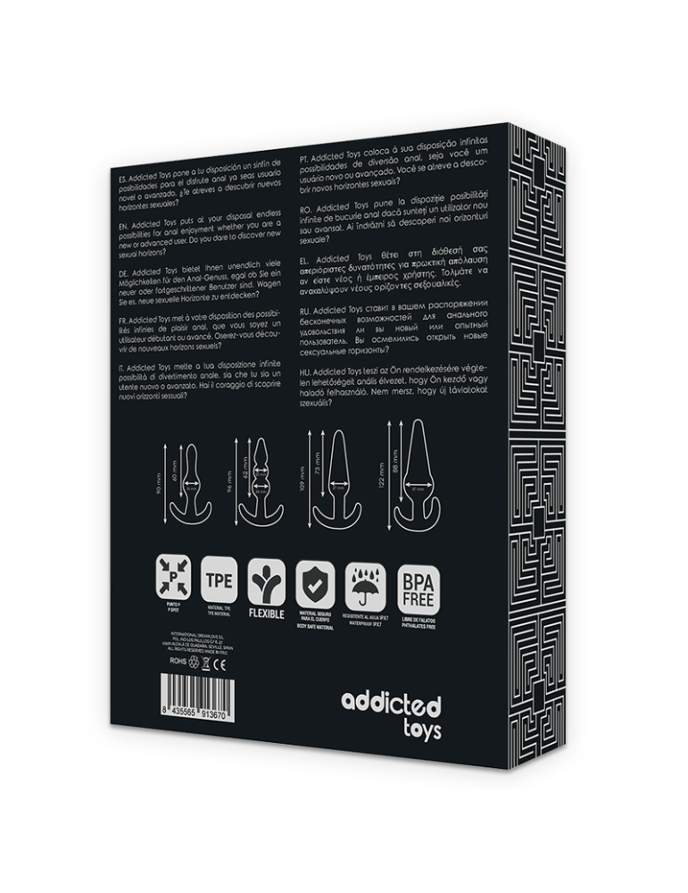 addicted toys set 4 plugs anaux en silicone_13