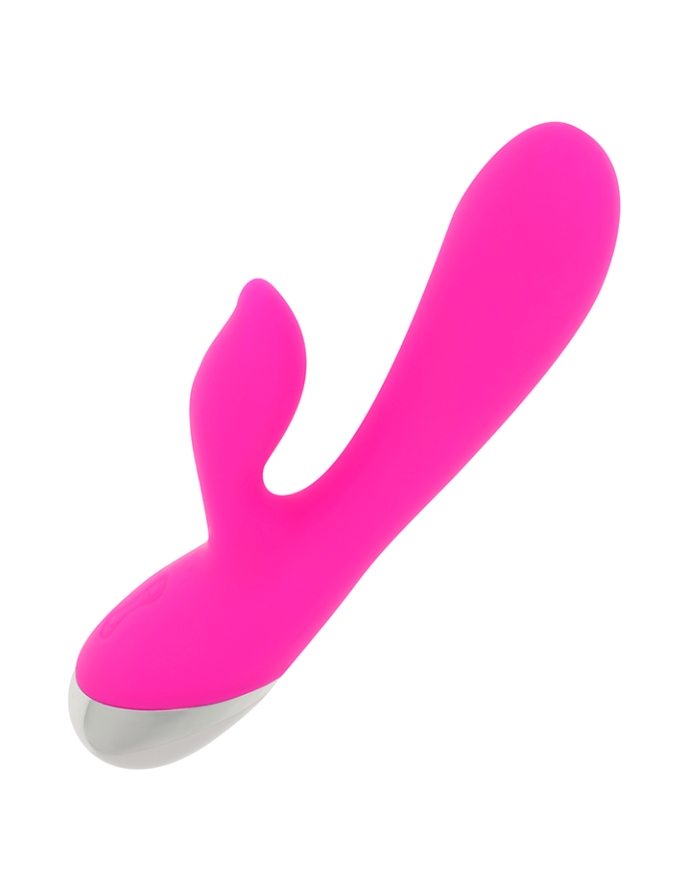 vibromasseur ohmama avec lapin 10 modes vibrant 19 cm