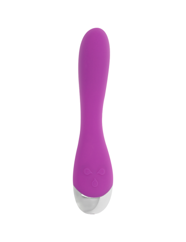 vibromasseur ohmama 6 modes et 6 vitesses violet 20,5 cm_3