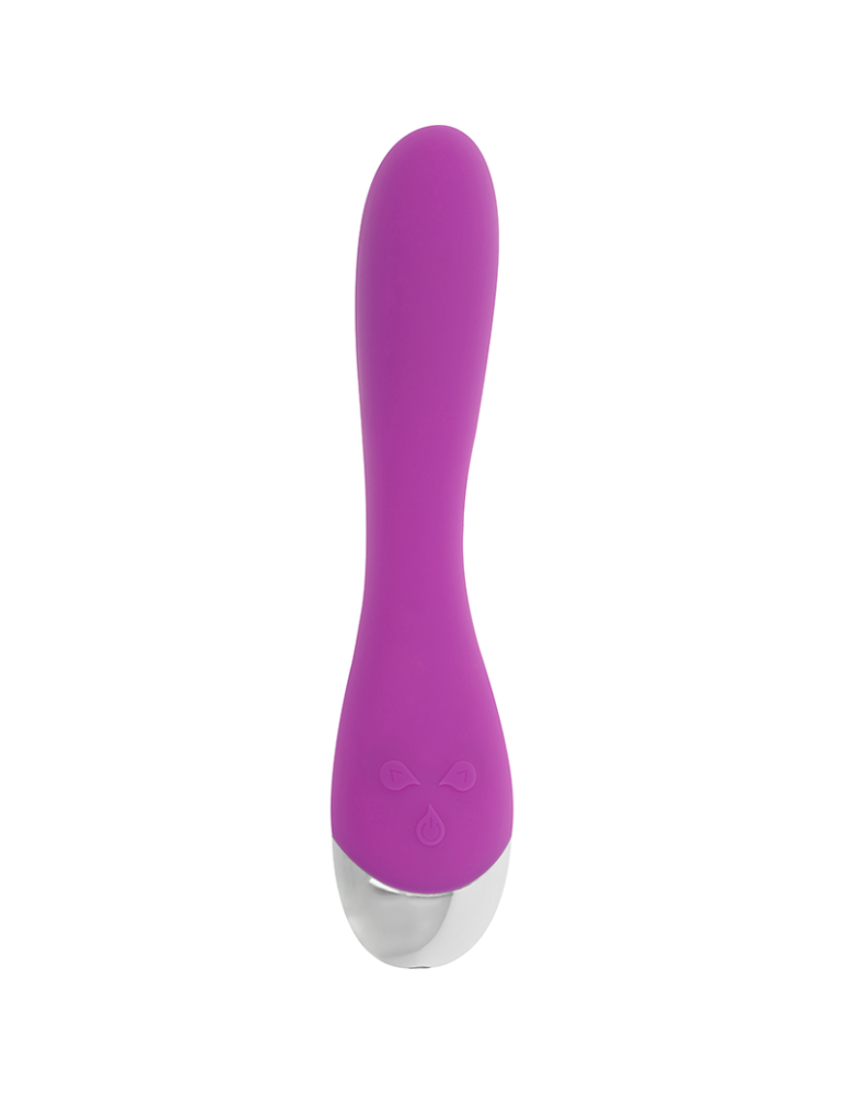 vibromasseur ohmama 6 modes et 6 vitesses violet 20,5 cm_3