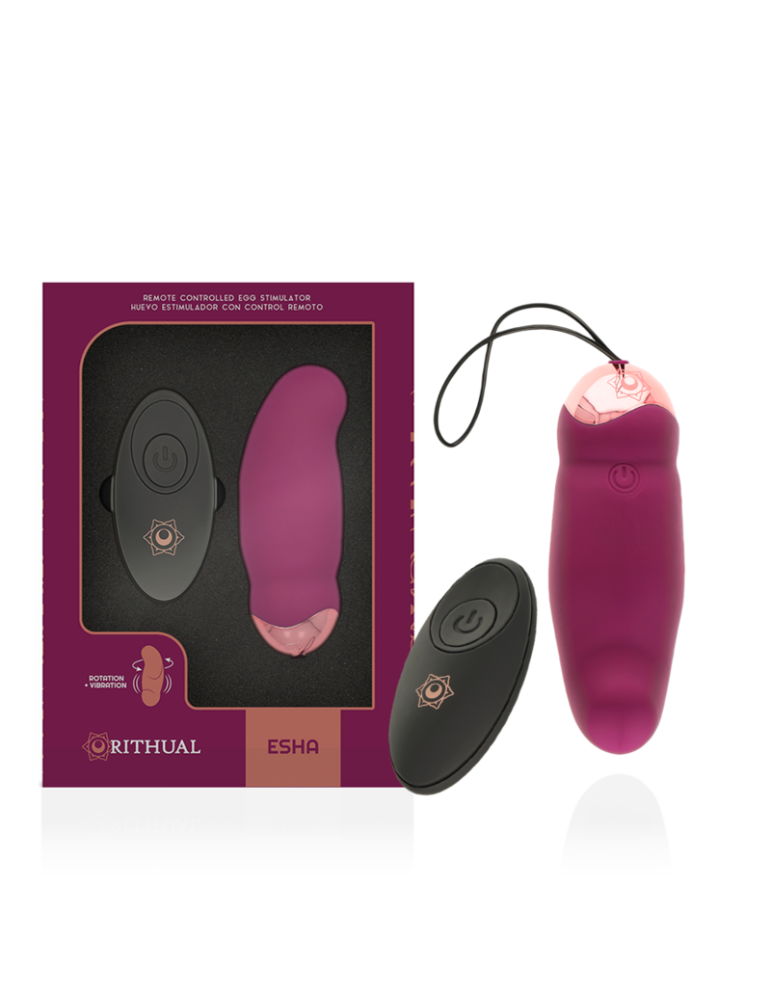 rotation + vibration du système de commande à distance rithual esha egg