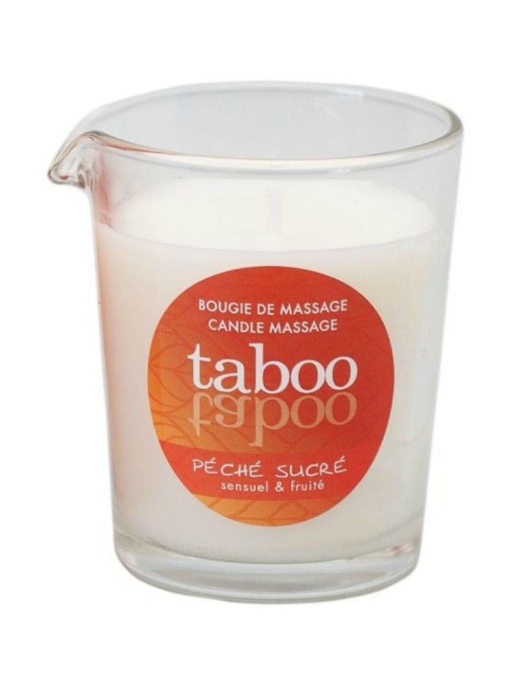bougie de massage tabou parfumée pêche ruf_2