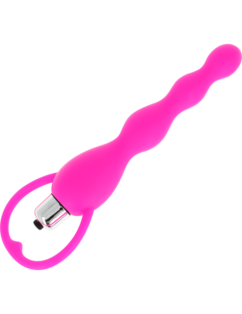 stimulateur anal ohmama avec vibration - rose