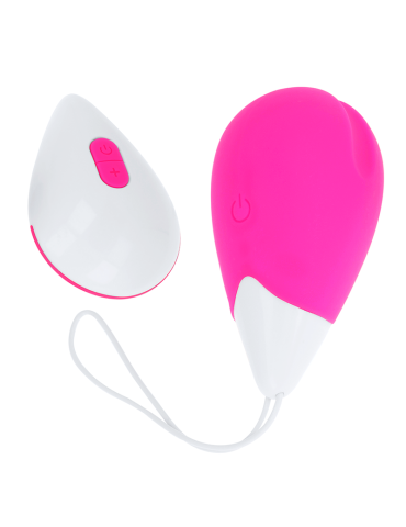 oh mama oeuf vibrant 10 modes - rose et blanc