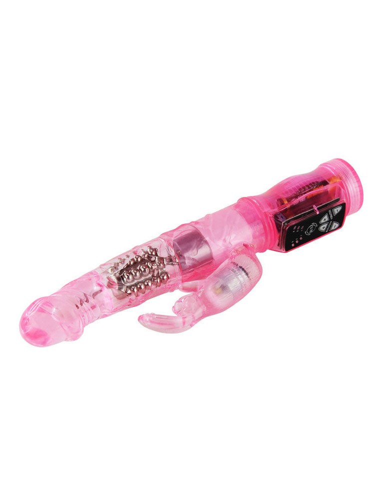 mini lapin rotateur rose avec super stimulateur_3
