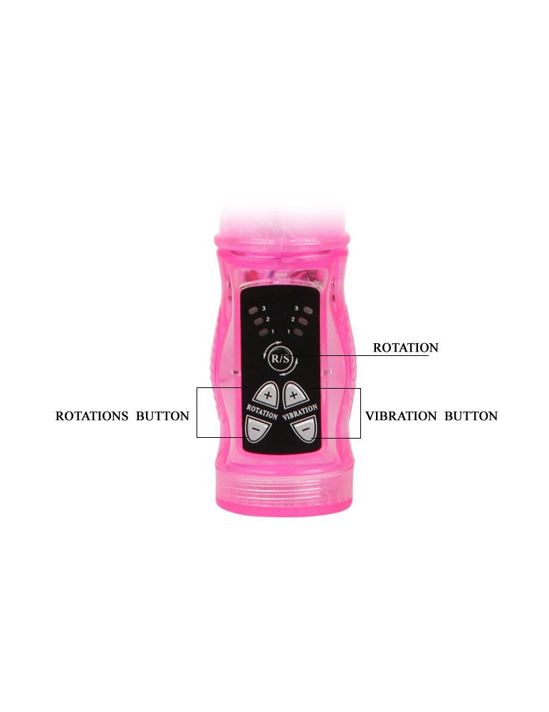 mini lapin rotateur rose avec super stimulateur_5