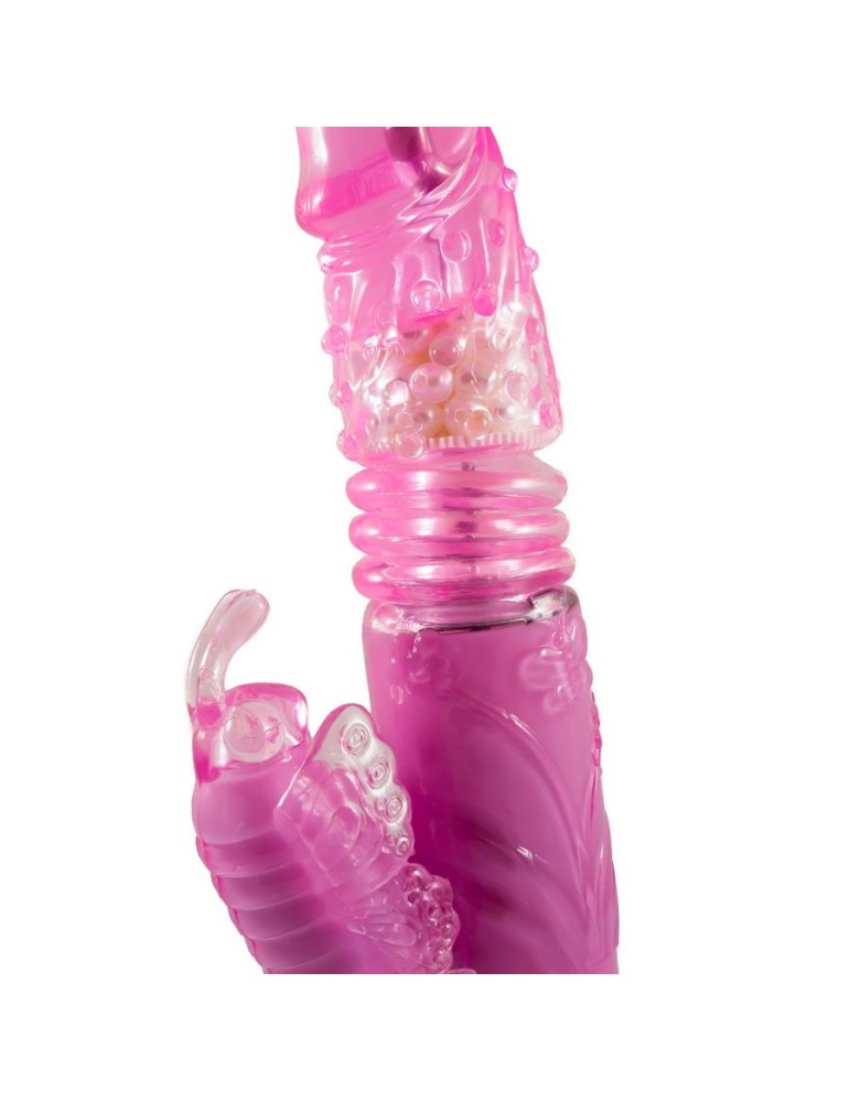 up & down rabbit rotator rose avec super stimulateur_4