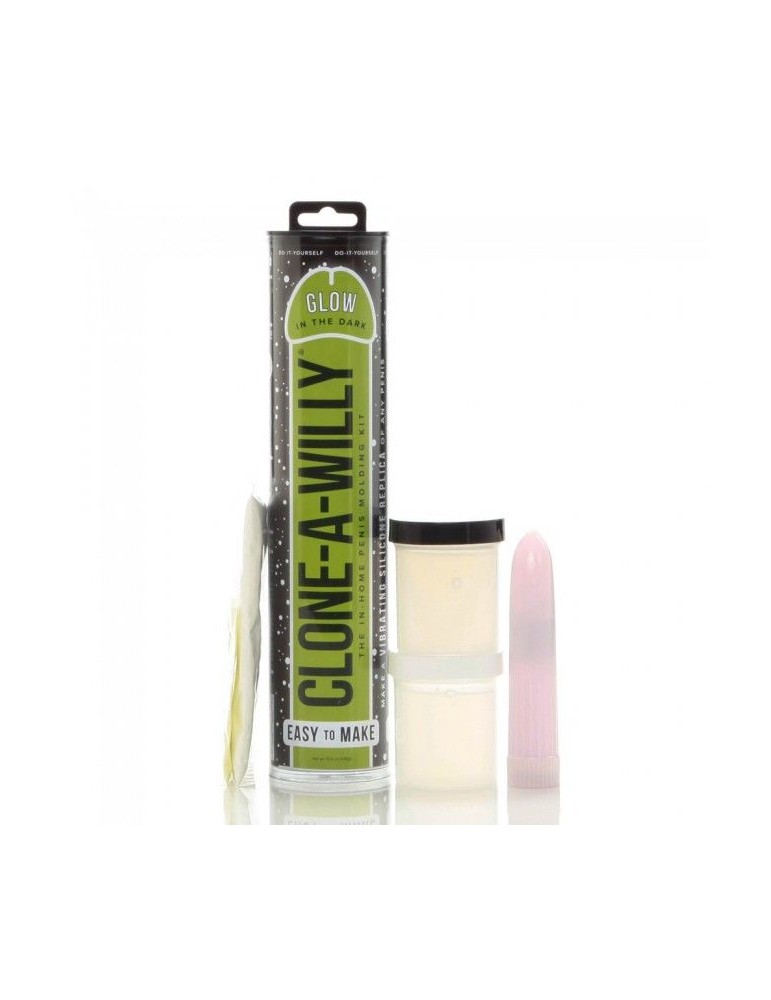 clone willy cloner green pénis luminescent avec vibromasseur_6