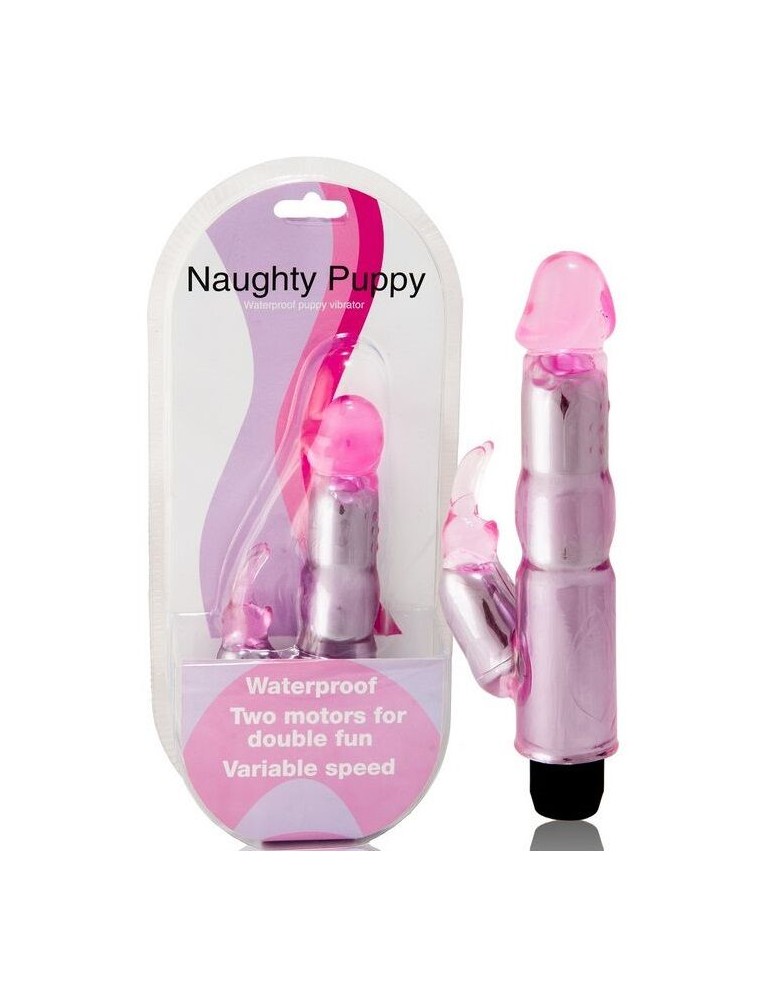 vibromasseur avec stimulateur rose réglable