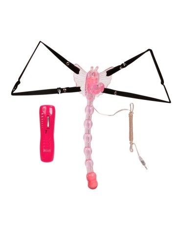 papillon rose triple stimulation 7 rythmes