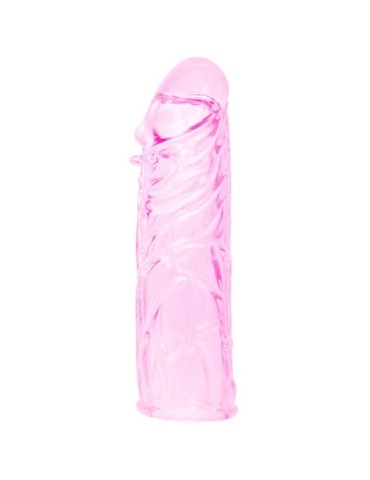 manchon de pénis rose stimulant en silicone 13cm_7