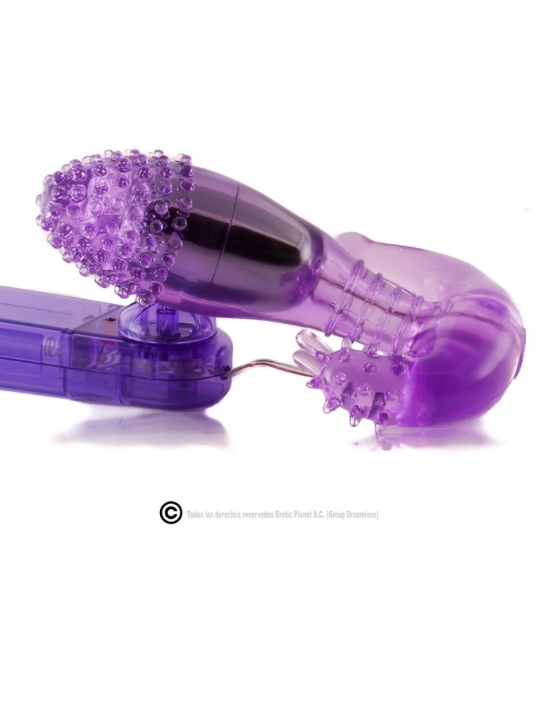stimulateur vaginal et anal lilas avec vibration_3