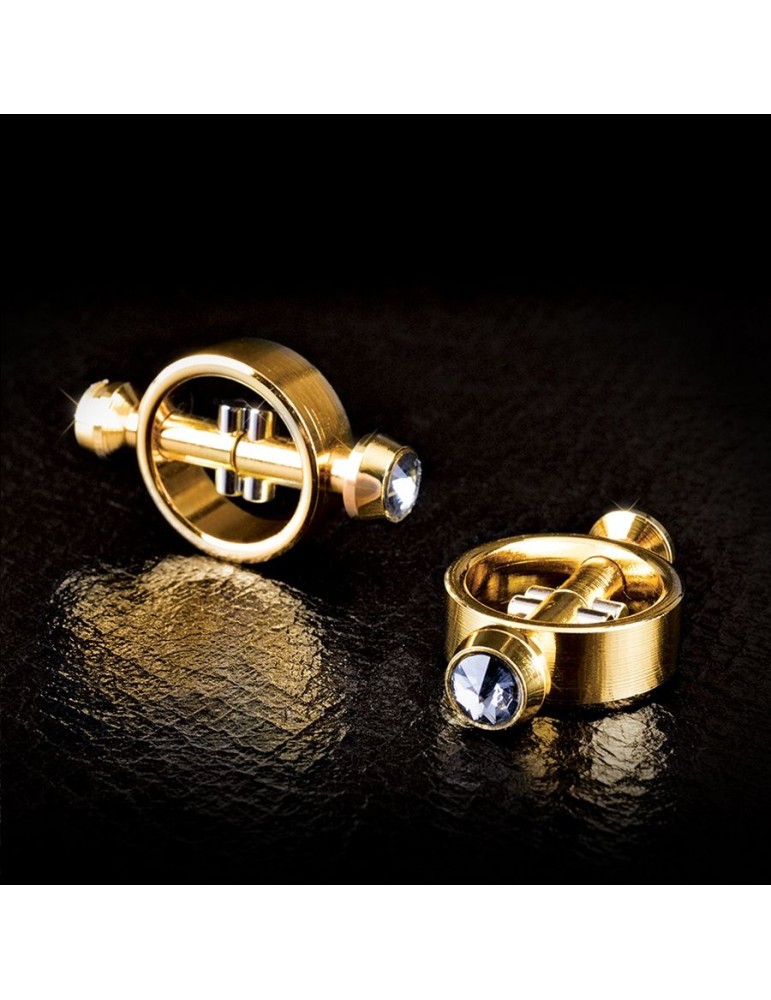 fétiche fantaisie pinces à tétons en or_2