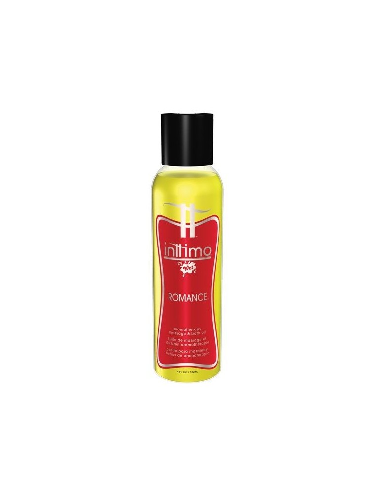 bain d'huile humide et massage aromathérapie intime romance 120ml