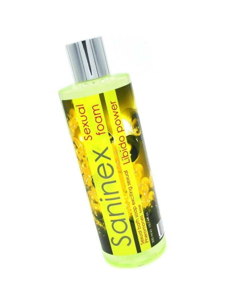 saninex pheremone libido power gel de bain moussant 300 ml