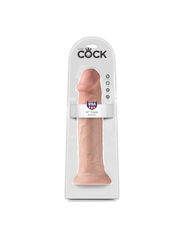gode réaliste king cock 35,6 cm_3