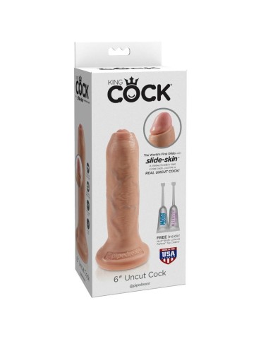 king cock gode réaliste non coupé naturel 17 cm_4
