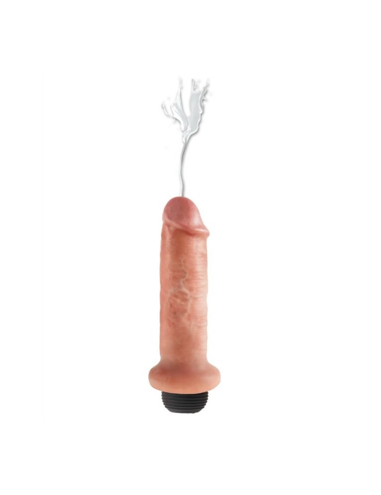 gode éjacule 17,8 cm king cock naturel