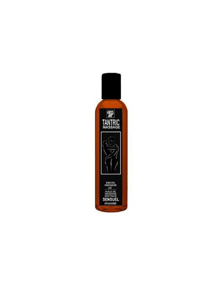 eros-art huile de massage tantrique naturelle et aphrodisiaque au chocolat 100 ml