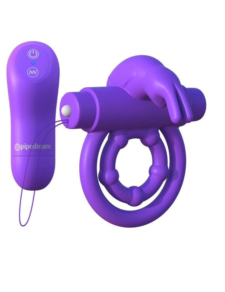 anneau vibrant télécommandé violet fantasy c-ringz_2