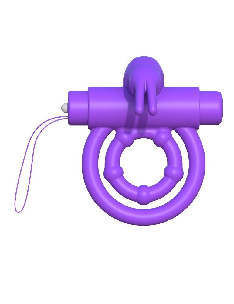 anneau vibrant télécommandé violet fantasy c-ringz_4