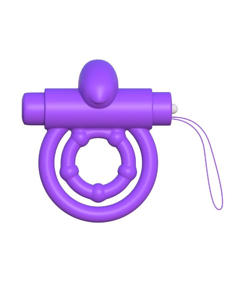 anneau vibrant télécommandé violet fantasy c-ringz_6
