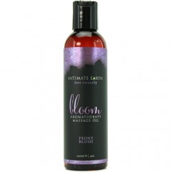 huile de massage aromathérapie terre intime blush pivoine 120ml