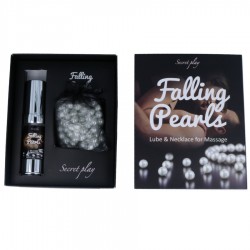 lubrifiant de perles tombantes et collier pour massage