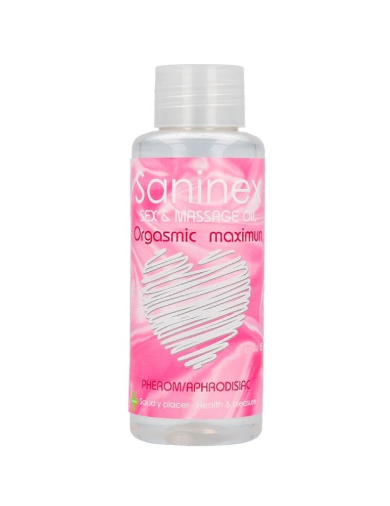 saninex huile de massage orgasmique maximun 100 ml