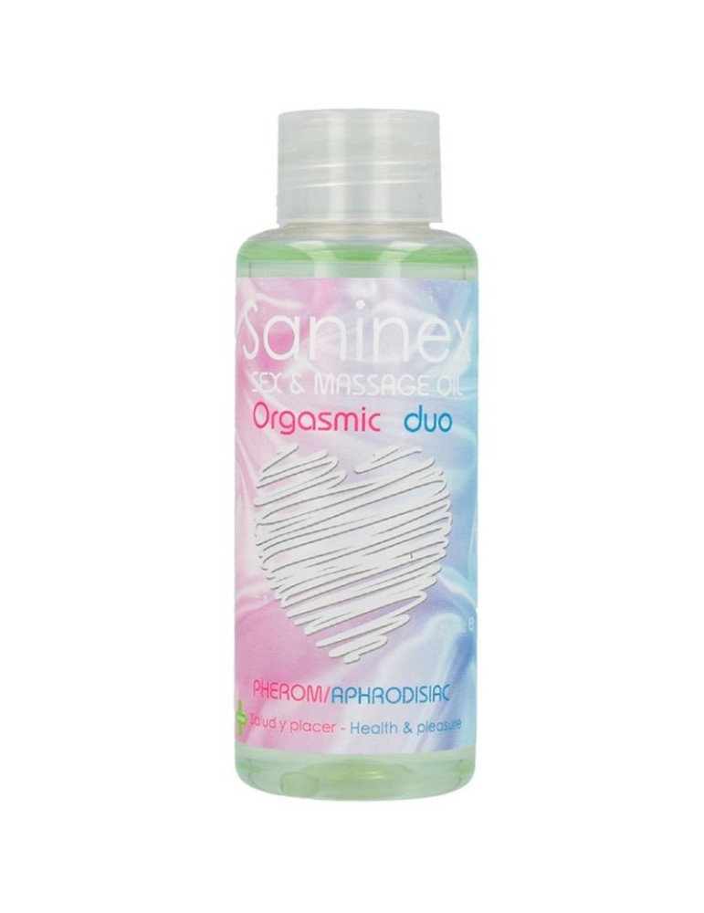 huile de massage duo orgasmique saninex 100 ml