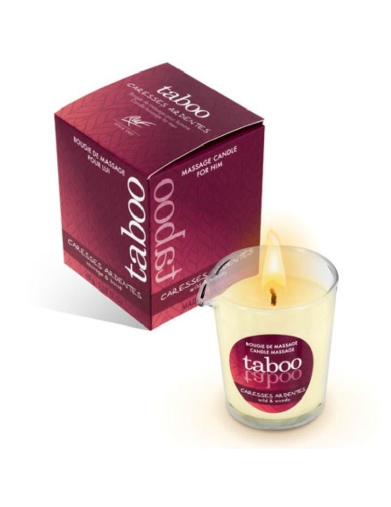 bougie de massage ruf parfum tabou fougère forestière