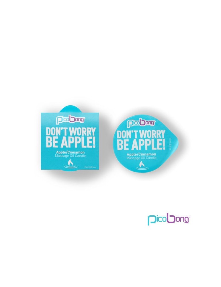 bougie de massage living la vida coco pomme et cannelle.