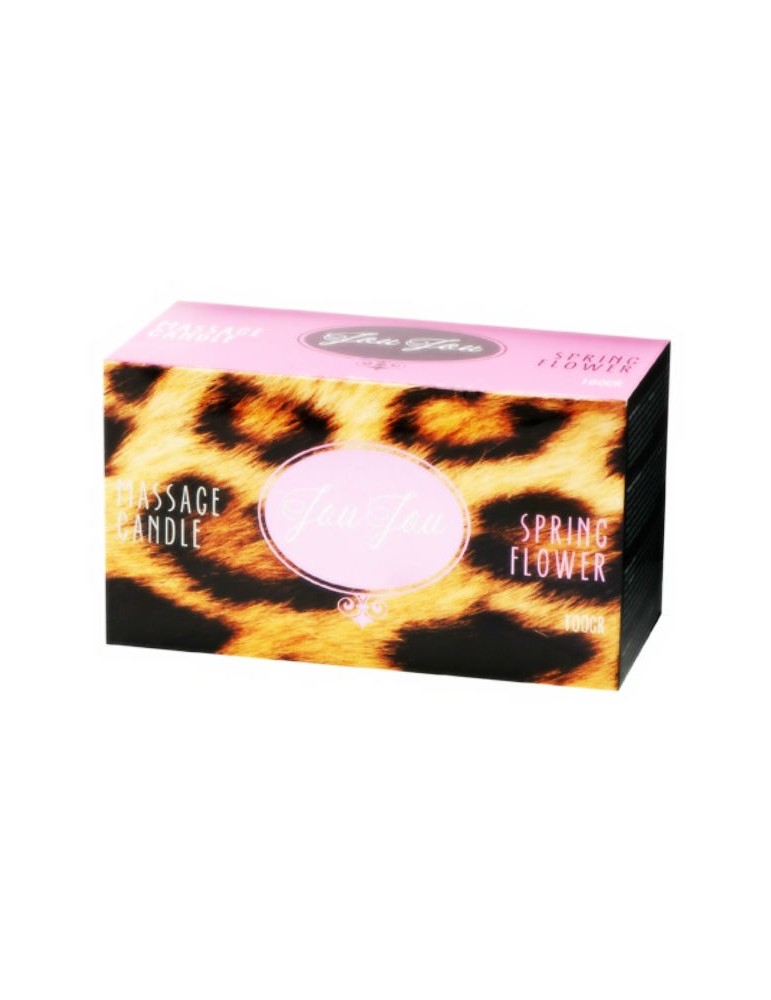 bougie de massage cobeco joujou fraîche et florale 100gr