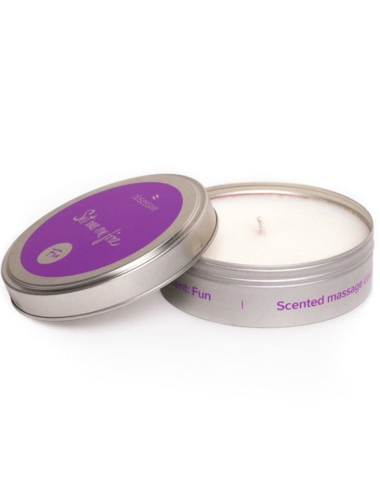 obsessive - bougie de massage ludique aux phéromones 100 ml