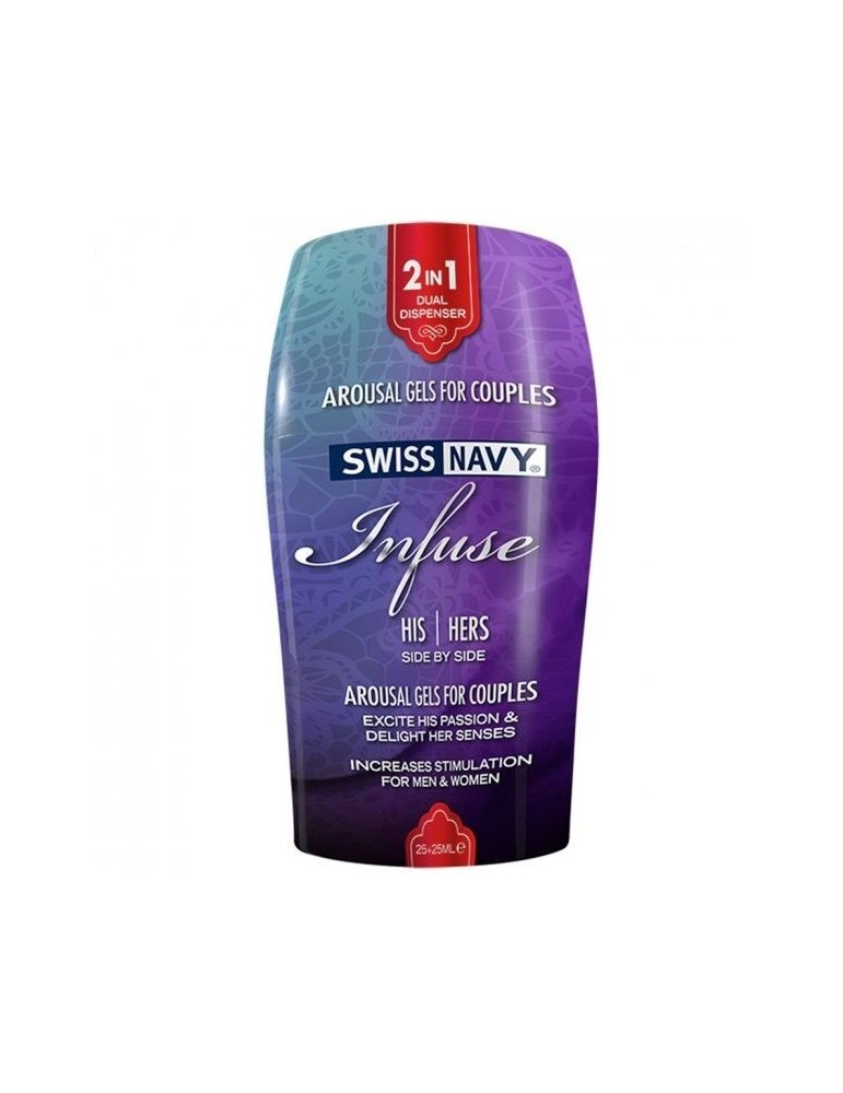 swiss navy infuse 2 en 1 stimulant pour les deux 50ml