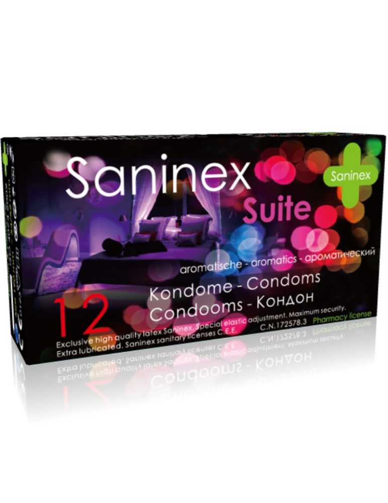 condoms saninex suite 12 unités