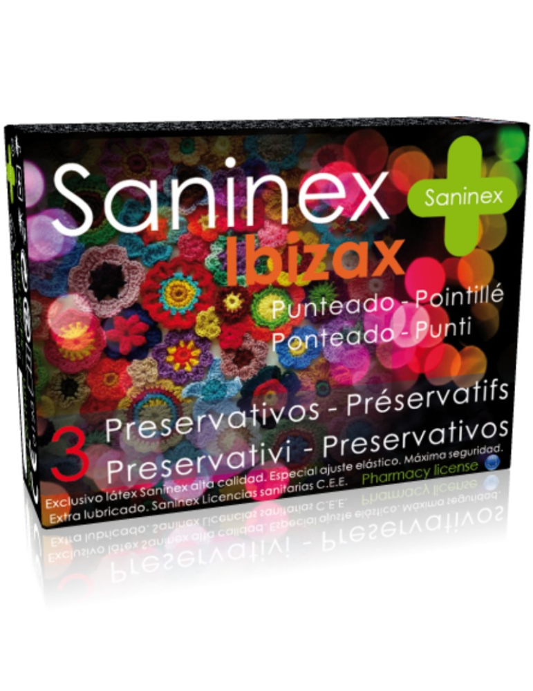préservatifs saninex ibizax 3 unités