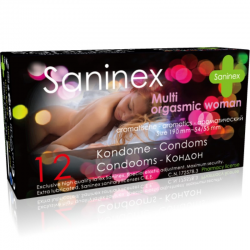 préservatifs femme multiorgasmique saninex 12 unités