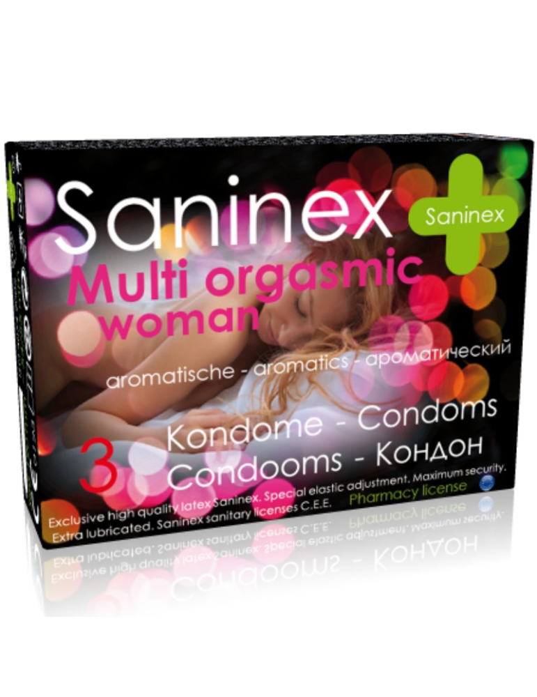 préservatifs femme multiorgasmique saninex 3 unités