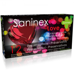 condoms saninex condoms love 12 unités