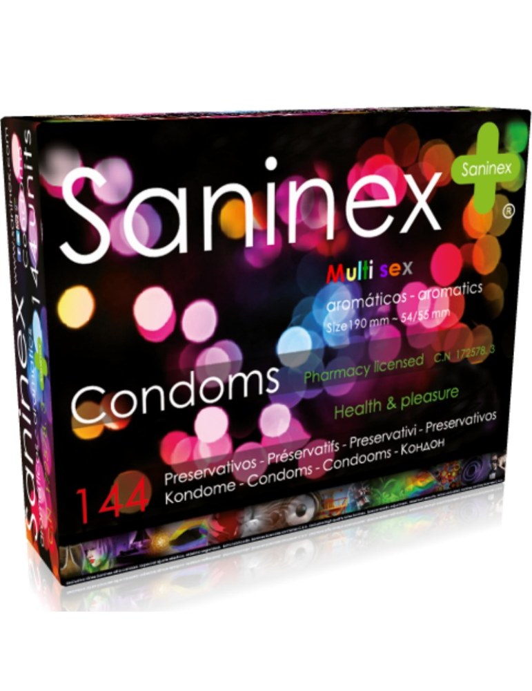 préservatifs multisexes saninex 144 unités