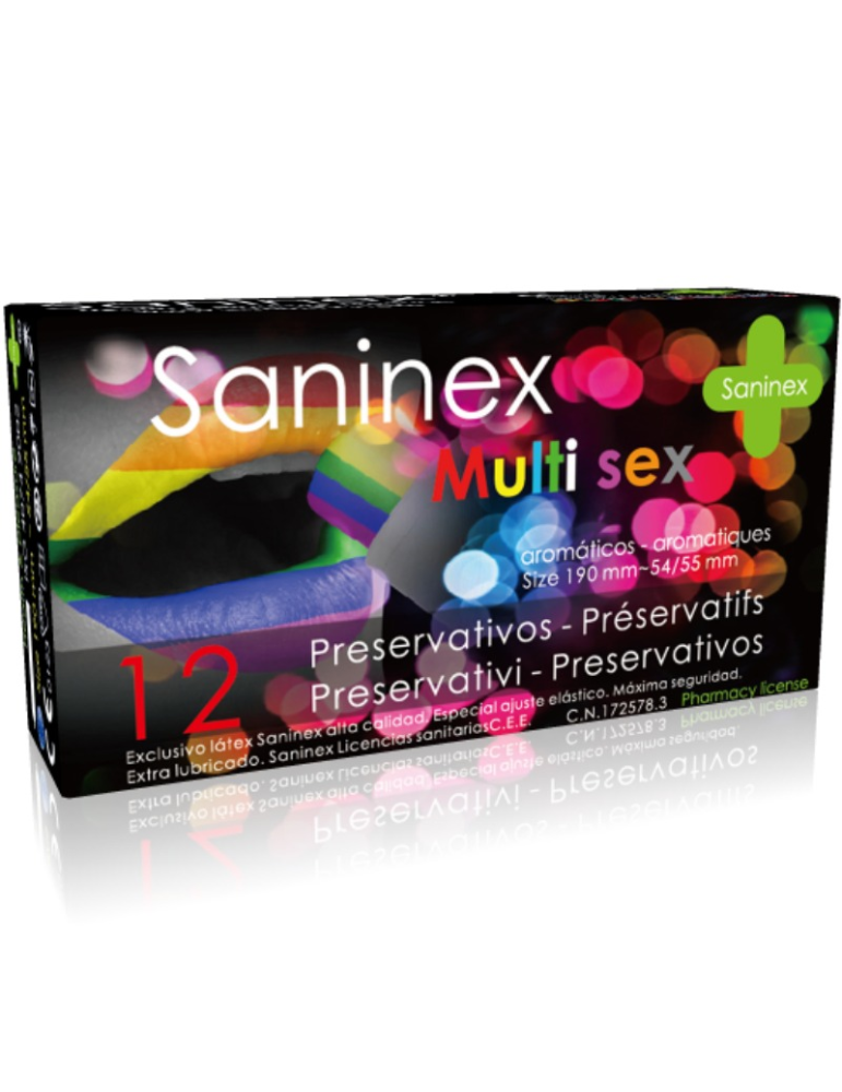 préservatifs multisexes saninex 12 unités